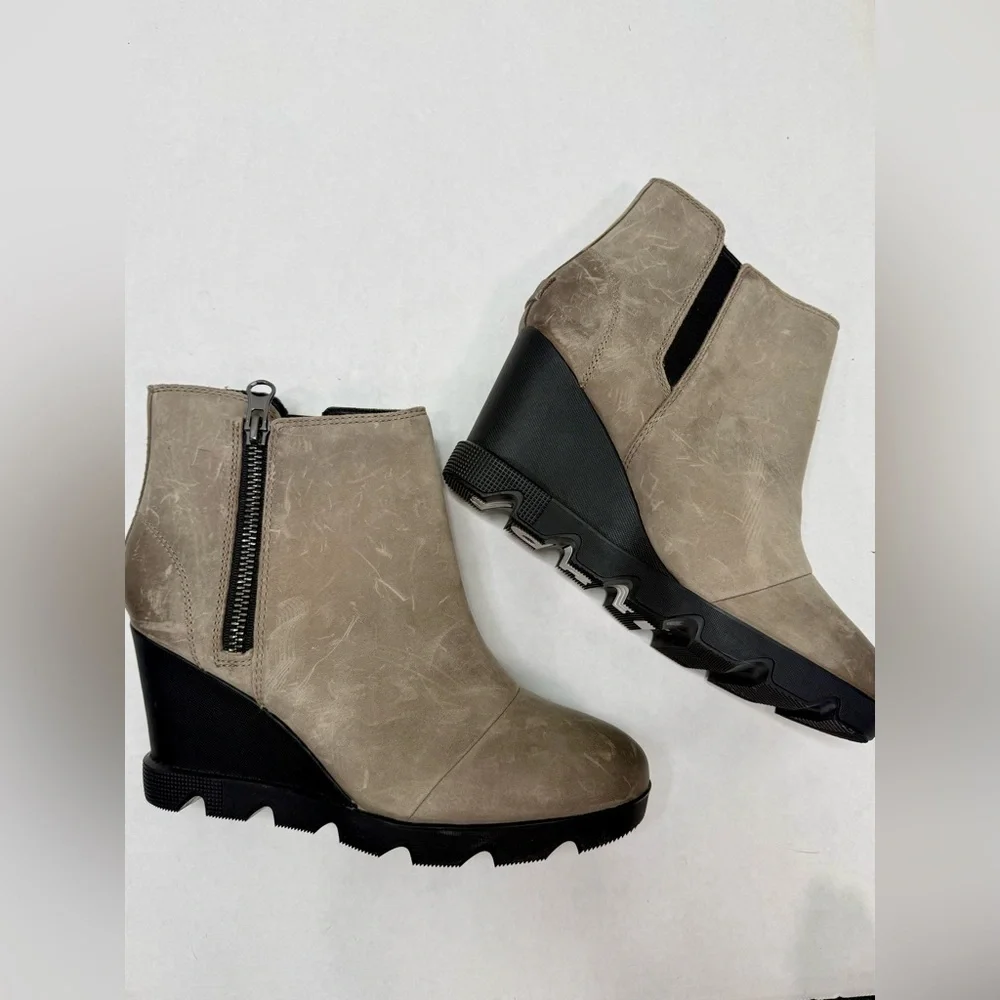 Sorel Joan Uptown Waterproof Wedge Ankle Boots